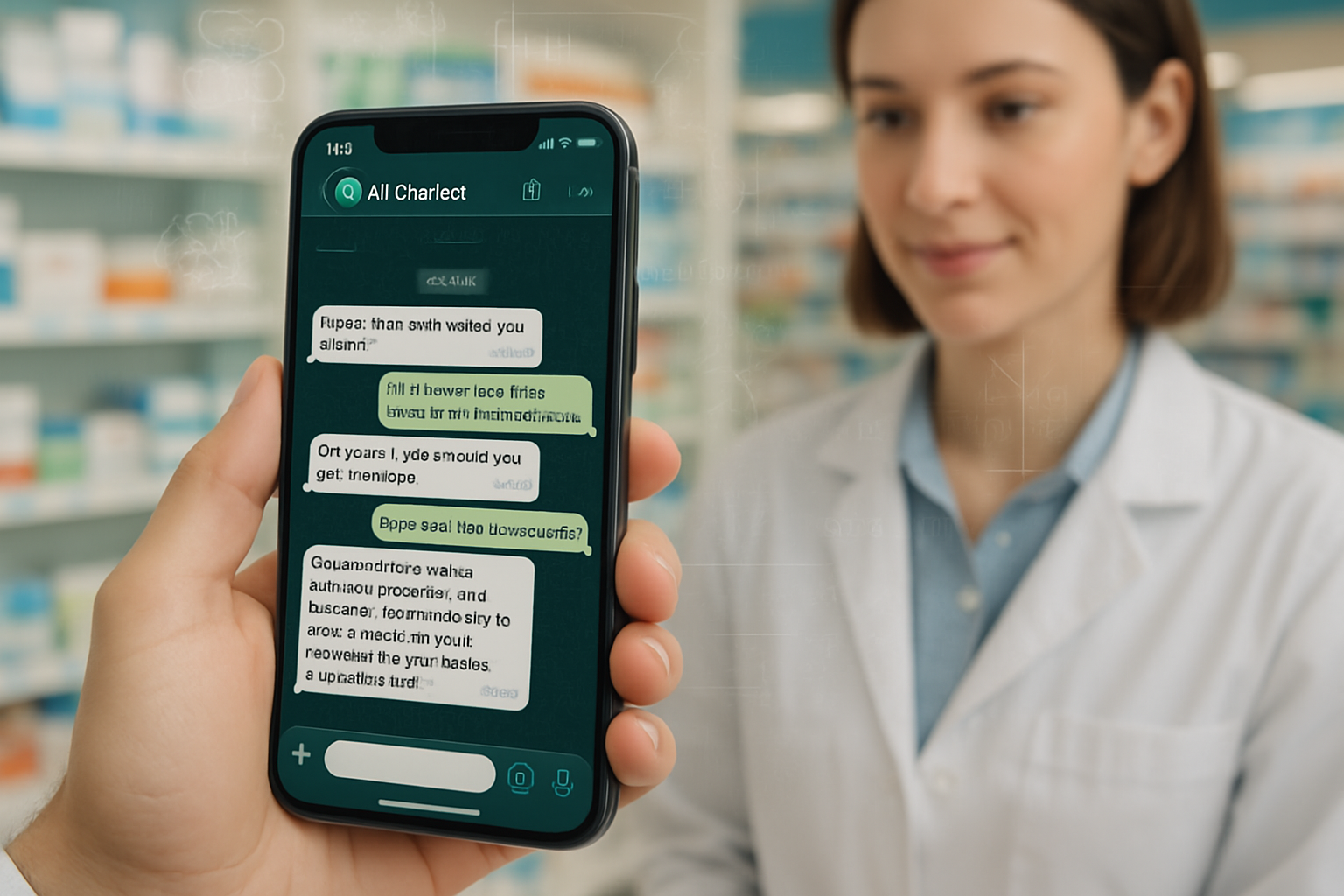 IA no WhatsApp para farmácias